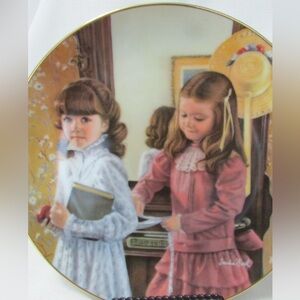 Collector plate titled "School Days" by Sandra Kuck